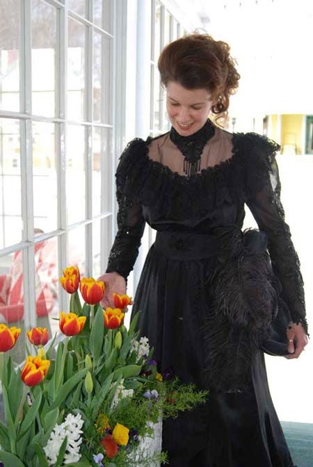 Edwardian Black Gown