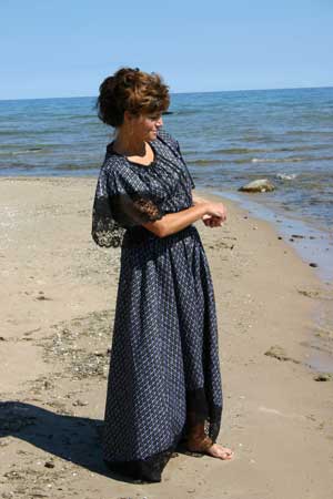 Skipping stones on Lake Huron