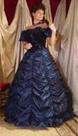 Taffeta and Velvet Gown